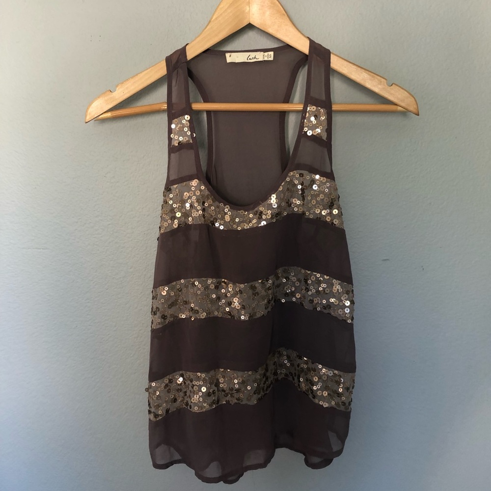Splendid sequin top